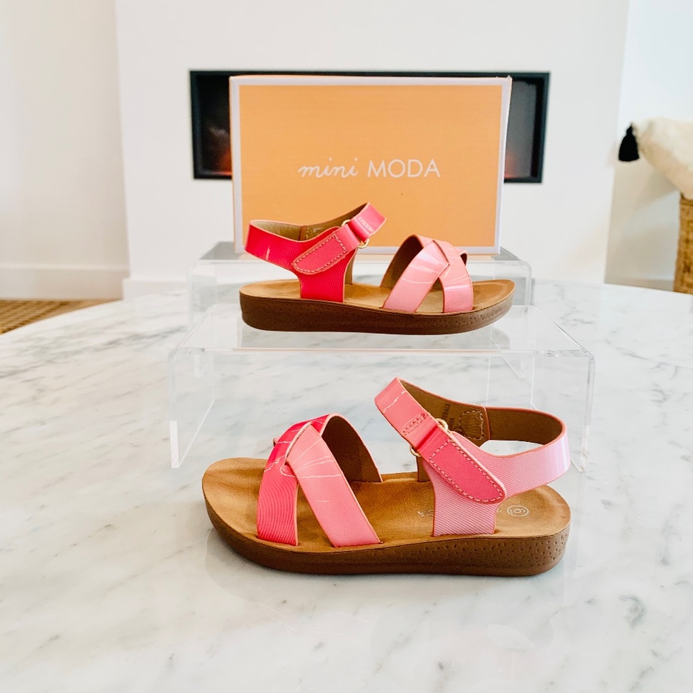 Mini Moda Pink Sandals